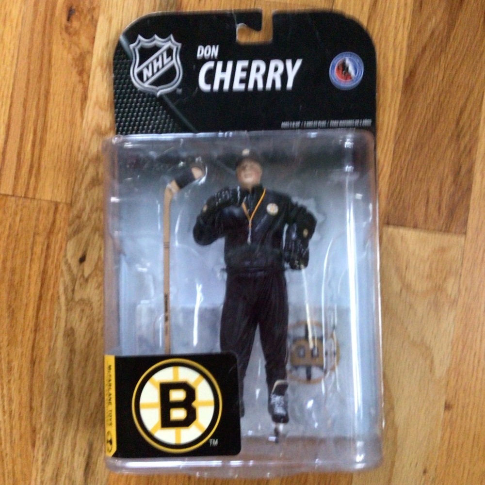 DON CHERRY NHL BRUINS ACTION FIGURE NEW IN BOX 2008